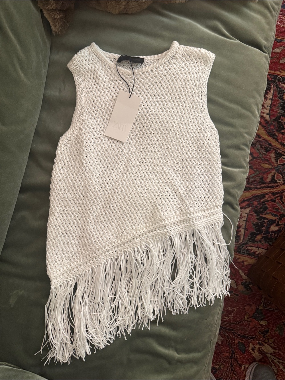 Zara Fringe Knit Top - SOLD OUT